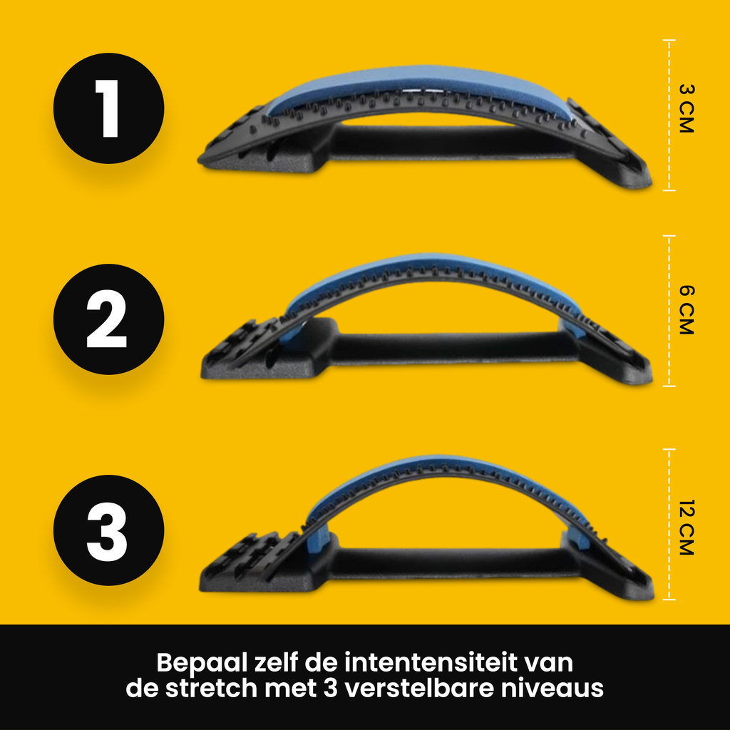 Bolusso Backstretcher For Back Pain Adjustable Backstretcher