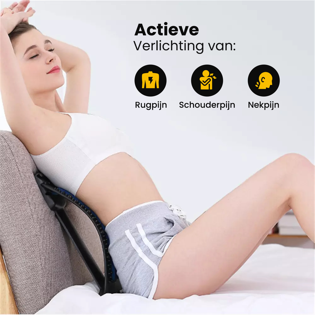 Bolusso Backstretcher For Back Pain Adjustable Backstretcher